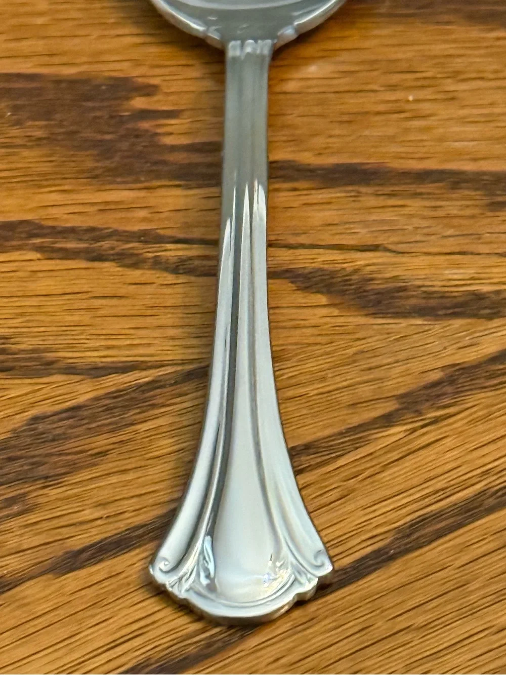 Classic Silver Plated Serving Spoons - Elegant Scrolled Handle